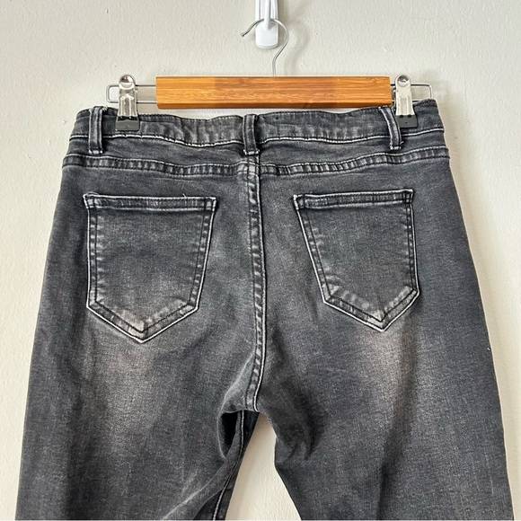 ACNE STUDIOS Women Skin 5 Used Faded Black Skinny Slim Fit Jeans Size W28 L34 - Picture 4 of 8
